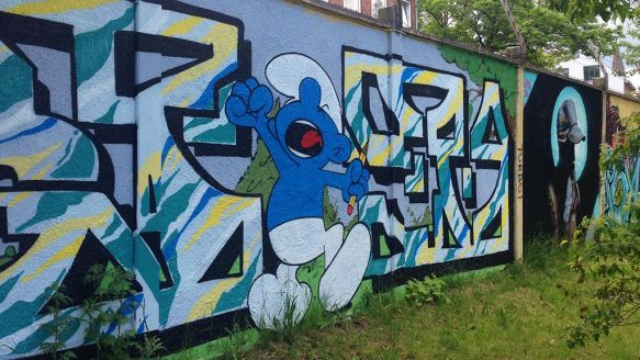 Street Art i Karolinelund i Aalborg
