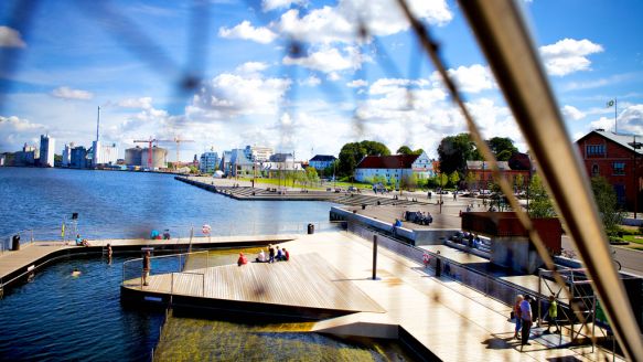 Aalborg's harbour front