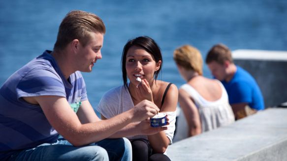 Couple at Aalborg Waterfront