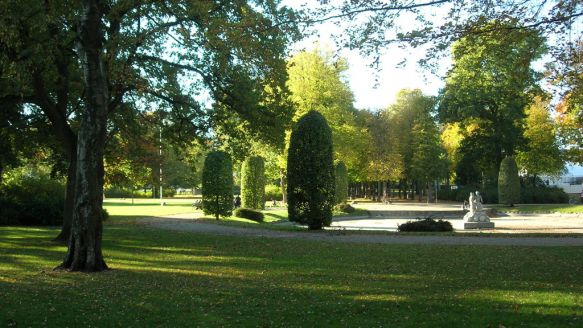 Kildeparken in teh centre of Aalborg