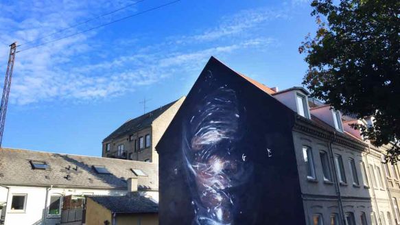 Axel Void street art in Aalborg