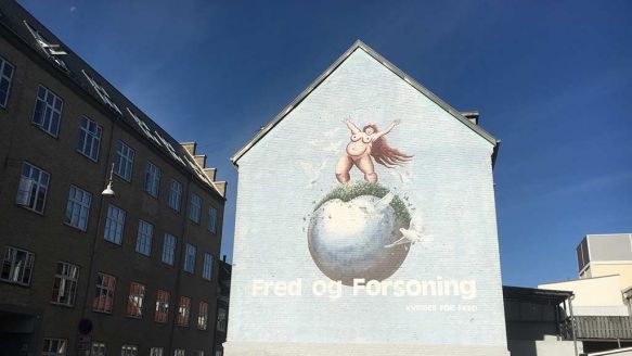 Street art i Sankelmarksgade i Aalborg
