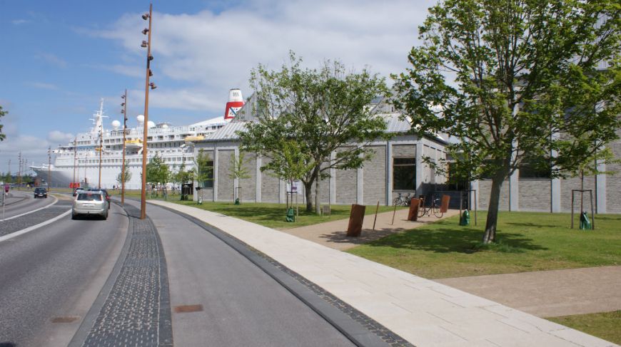 Cruise ship in Aalborg