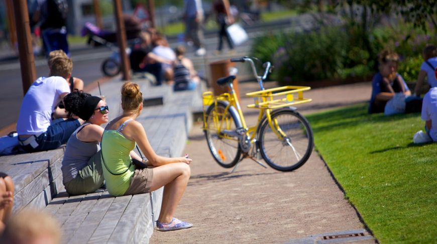 Jomfru Ane Park on Aalborg's waterfront