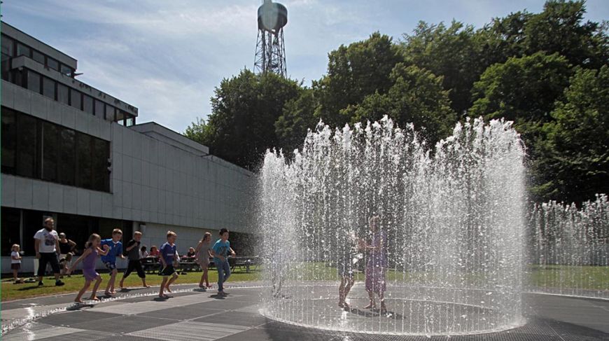 Water pavillon at Kunsten in Aalborg