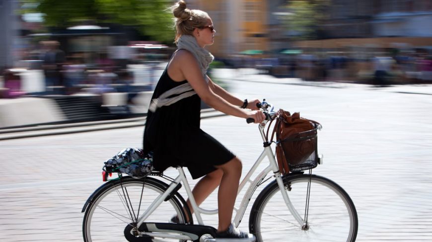 På cykel i Aalborg