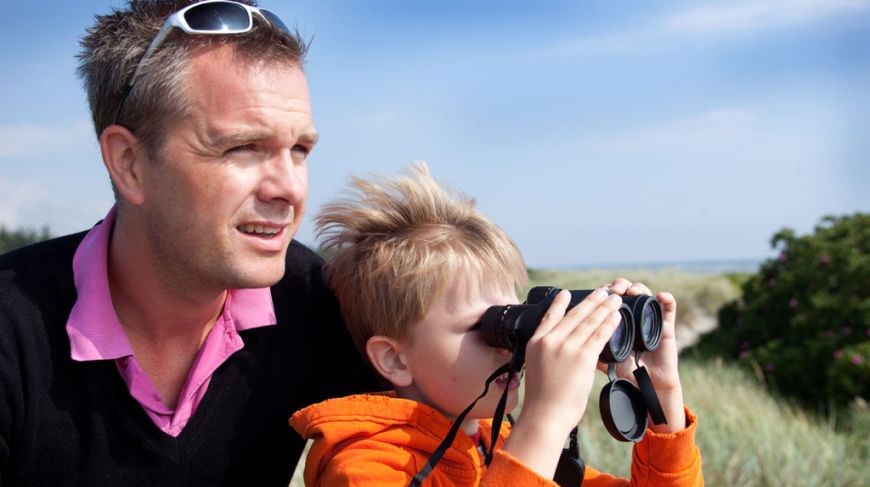 Father and son in Aalborg