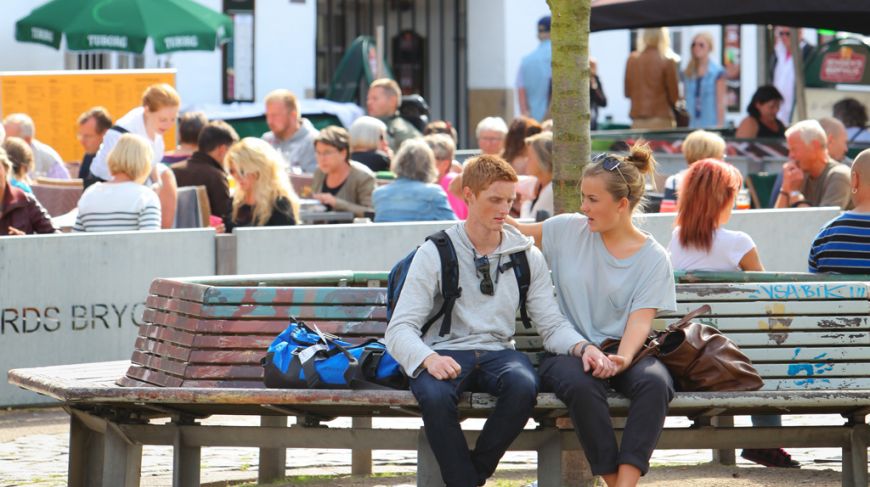 Young couple in Aalborg